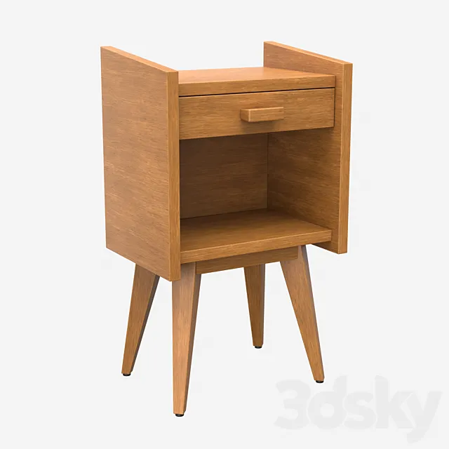 Quilda bedside table 3D Model