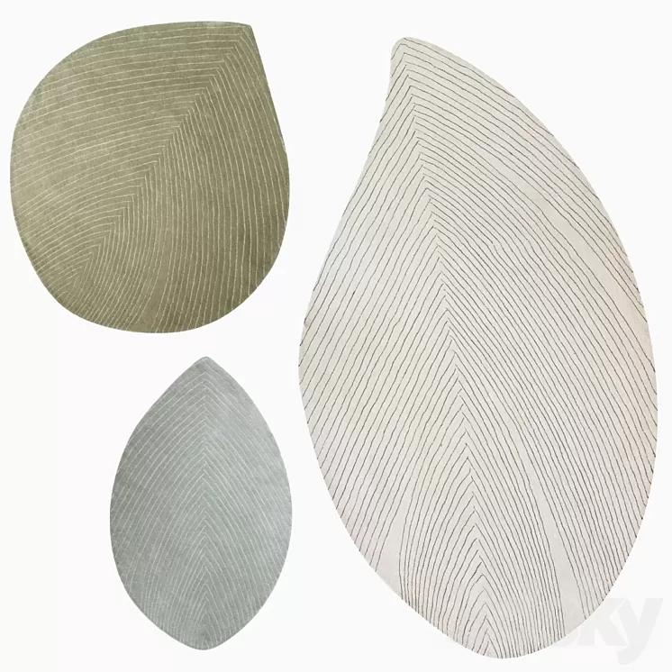 Quill carpet by Nanimarquina 3D Model