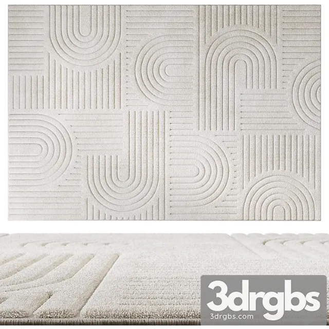 Quincey rug by Eco Kilim 3D Model Free