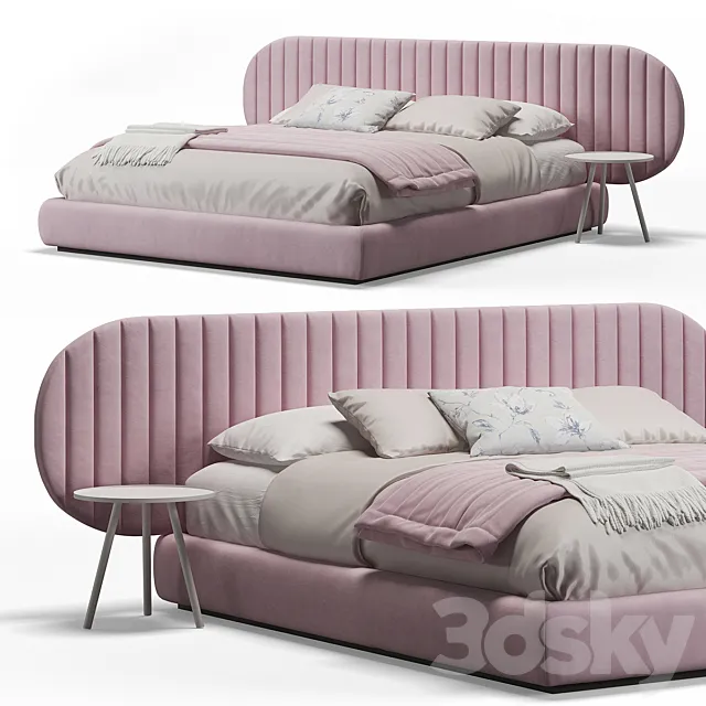 Quinn headboard bed 3DModel