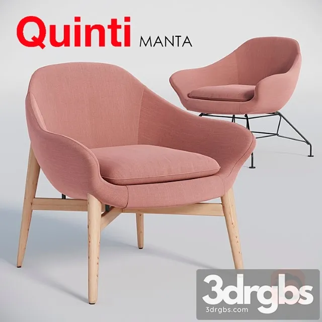 Quinti sedute - manta 3D Model Free