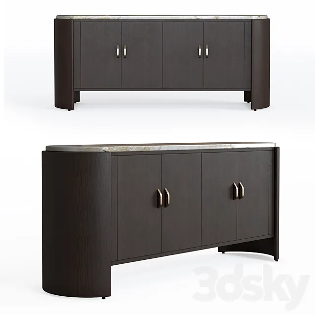 Quintus realto credenza 3D Model
