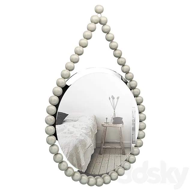 Quitman Accent Mirror BGLS7338 3D Model