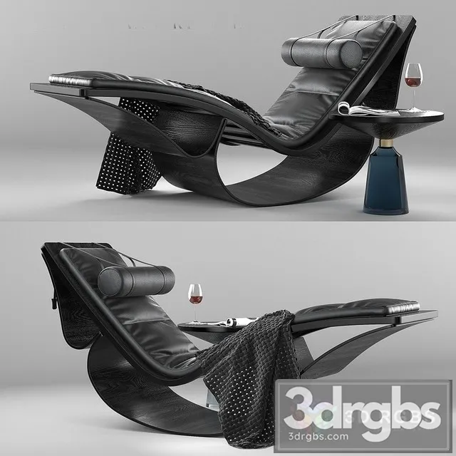 R1000 Sculptural Chaise Longue 3D Model Free