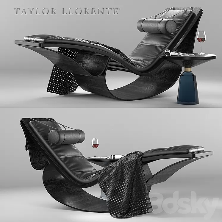 R1000 SCULPTURAL CHAISE LONGUE 3D Model