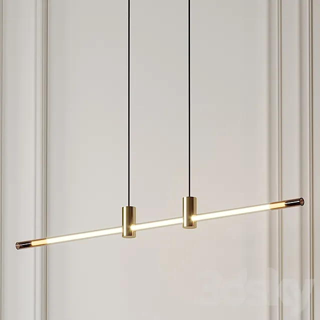 RA LED Line Linear Suspension By Alexandre Joncas 3DModel