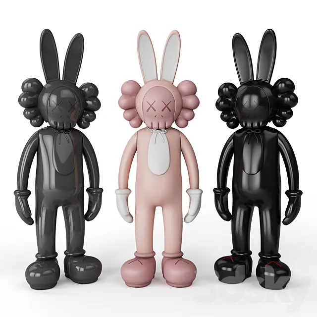 Rabbit KAWS BFF 3DModel