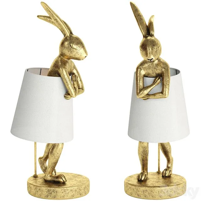 Rabbit Lamp 3D Model