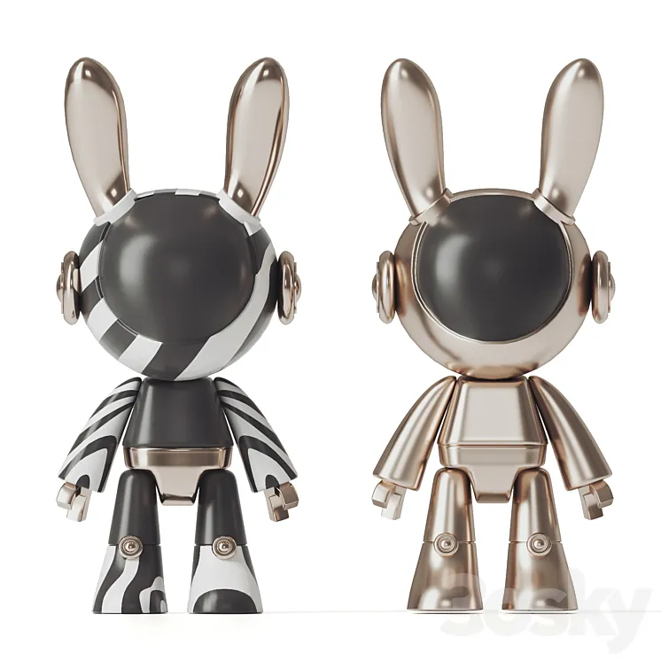 Rabbit_toys 3D Model Free