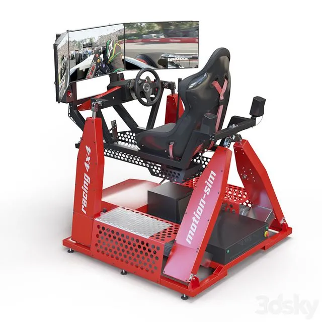 Racing Game Simulator motion sim 3D Model