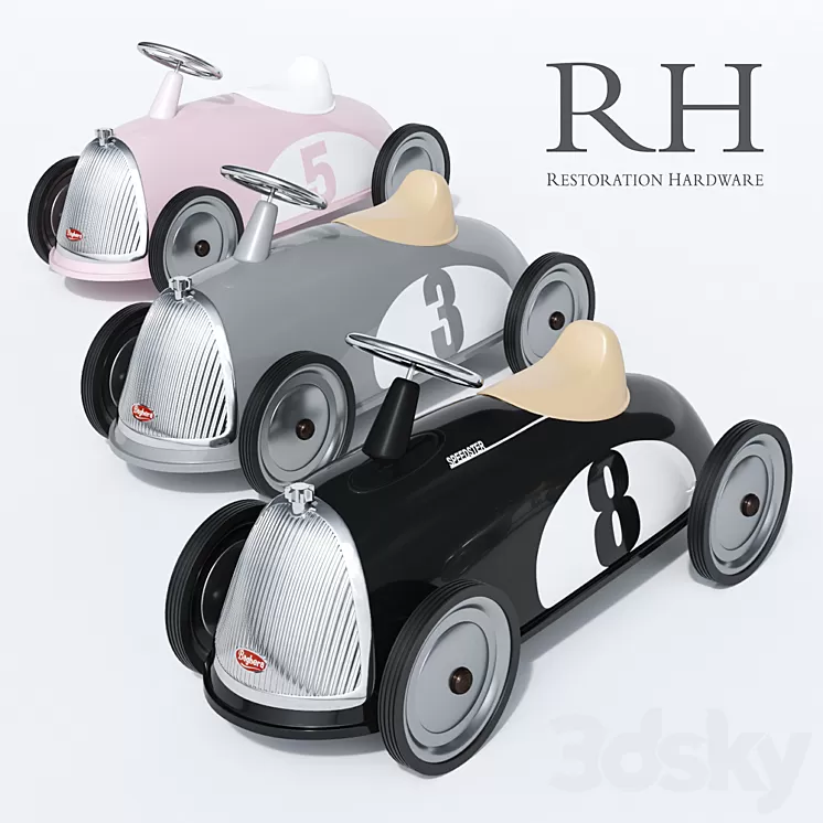 Racing machine Roadster Scoot 3D Model