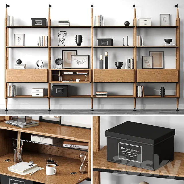 Rack ARIA 02 by PORADA 3DModel