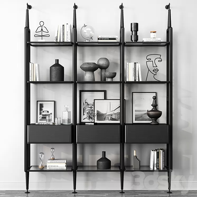 Rack ARIA by PORADA 3D Model