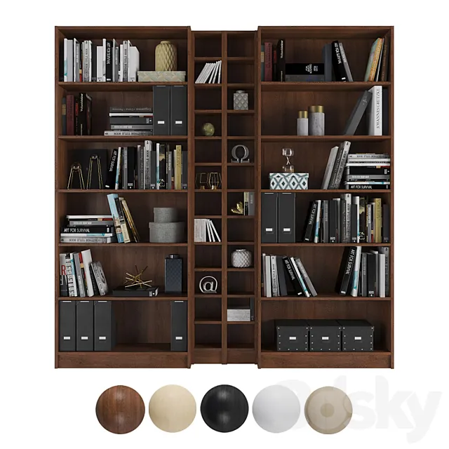 Rack Billy _ Oksberg Ikea.Combination-6 3D Model