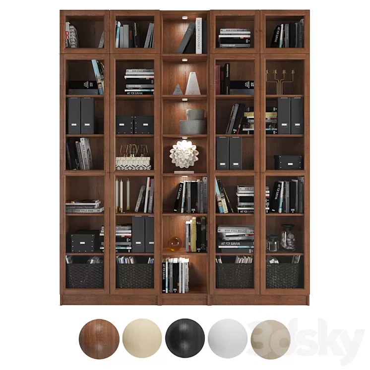 Rack Billy / Oksberg Ikea.Combination-5 3D Model