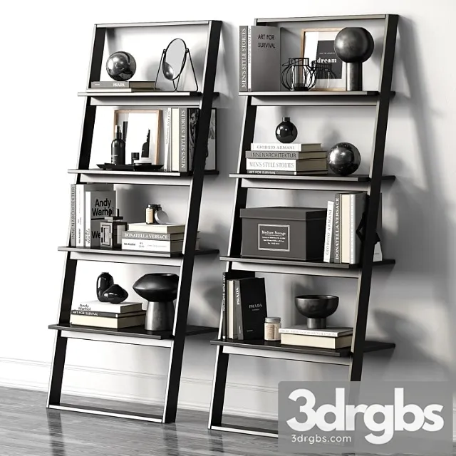 Rack Bordeaux Black By BoConcept 3D Model Free