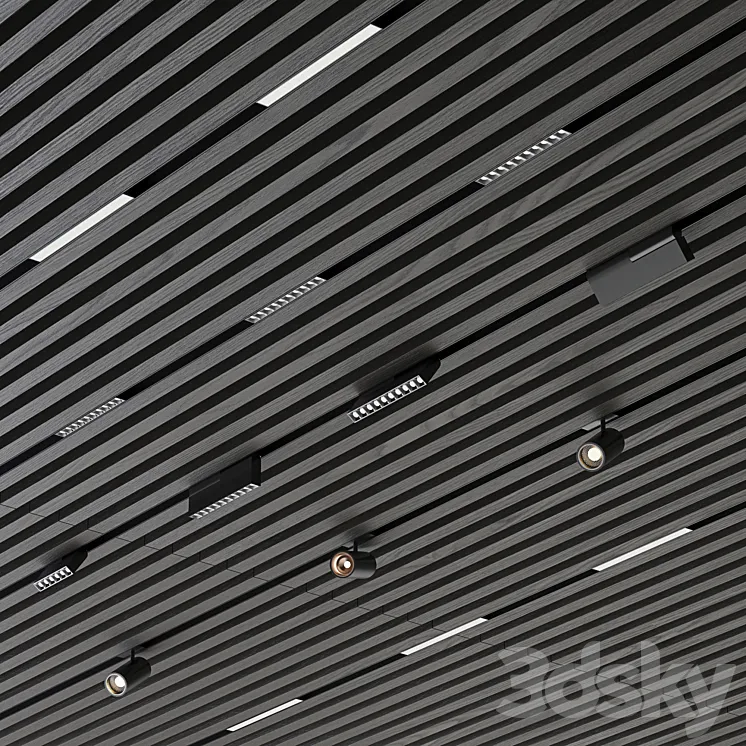 rack ceiling 3D Model Free