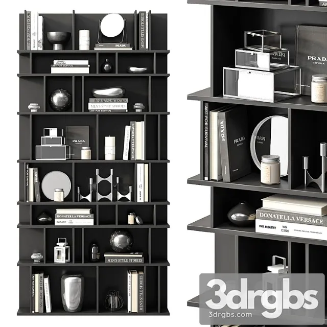 Rack Como Black by BoConcept 3D Model Free
