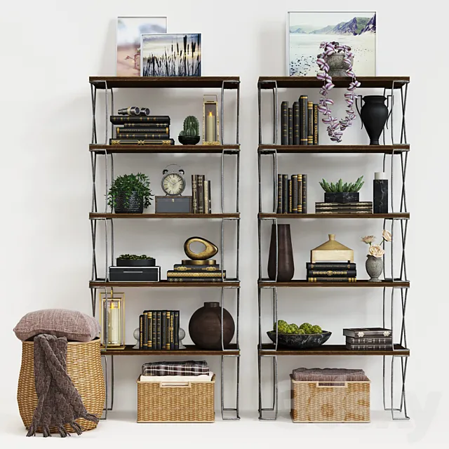 Rack Dublin Pottery Barn 3DModel