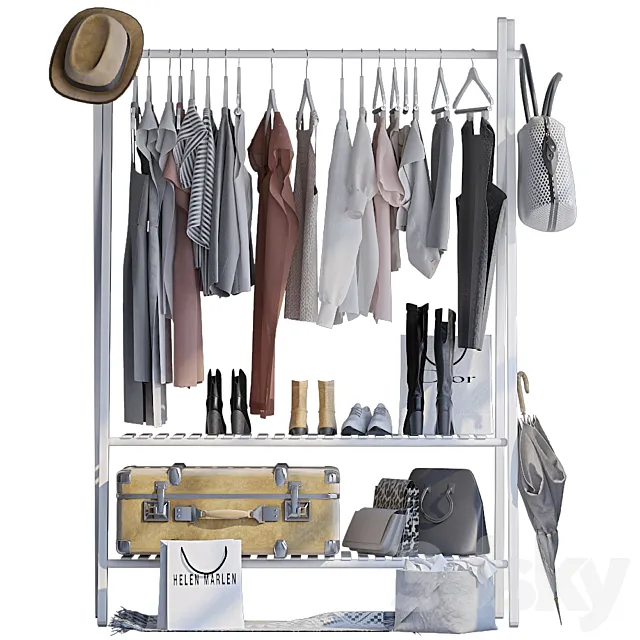 Rack for clothes 3DModel