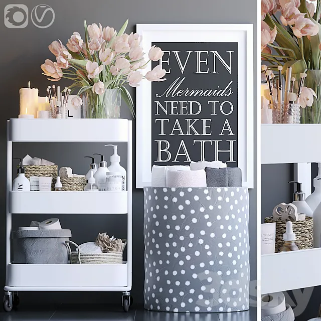 Rack in the bathroom 9 3D Model