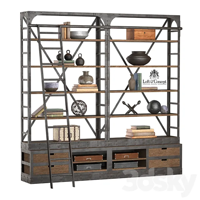 RACK INDUSTRIAL IRON 3DModel