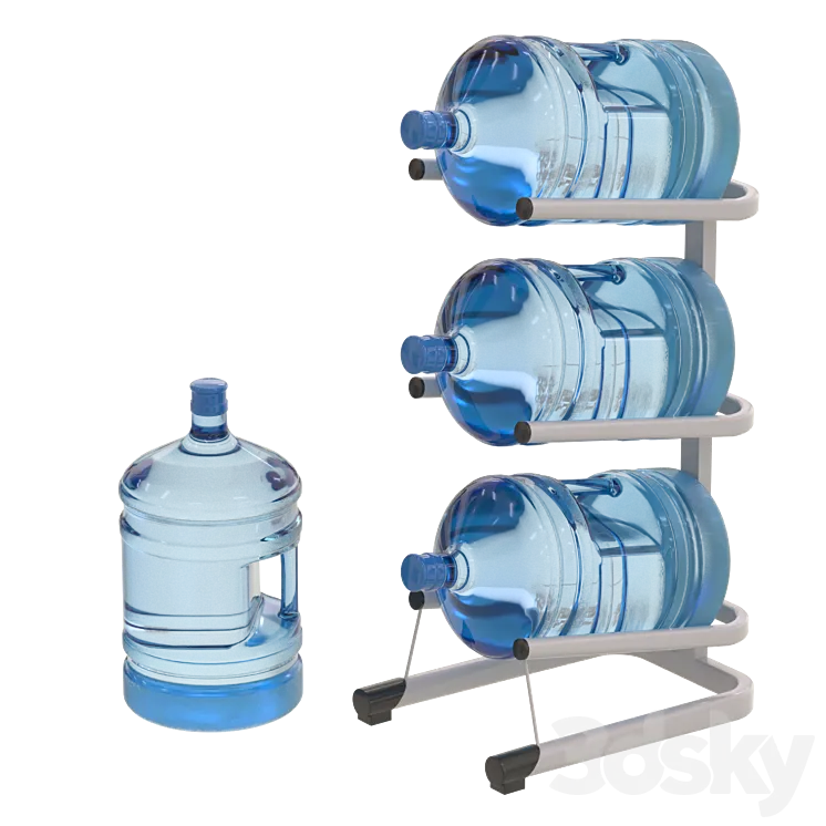 Rack STELLA-TECHNIK 3 shelves 3D Model Free