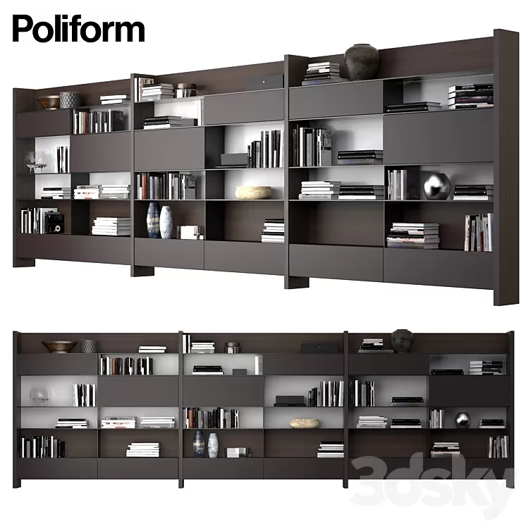 Rack Varenna Poliform MYLIFE 3D Model