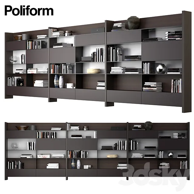 Rack Varenna Poliform MYLIFE 3DModel