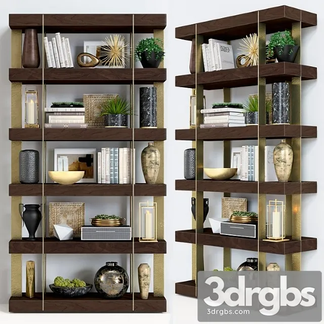 Rack verrazano restoration hardware 2 3D Model Free