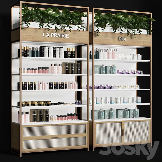 Rack with cosmetics 3 Free Download