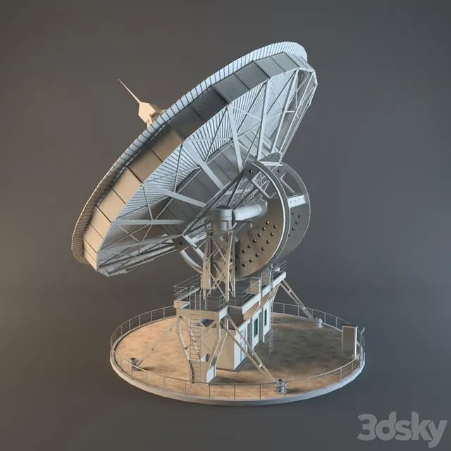 Radar Stationar 3D Model