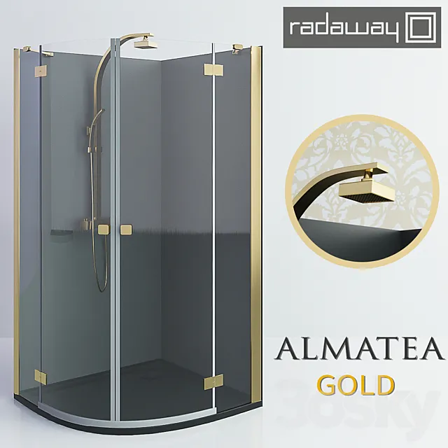 Radaway Almatea Gold 3DModel