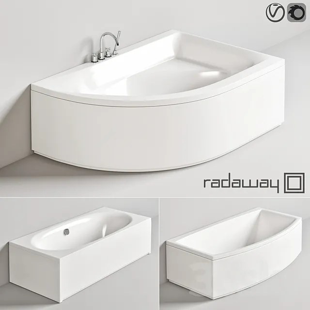 Radaway baths + Steinberg bath _ shower mixer 3D Model