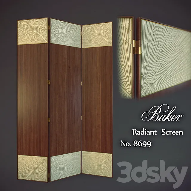 Radiant Screen 3D Model