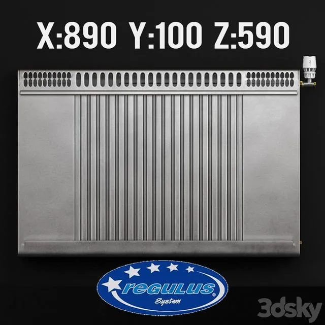 Radiator Regulus 3D Model