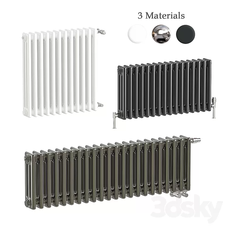 Radiator Zehnder Charleston 3D Model