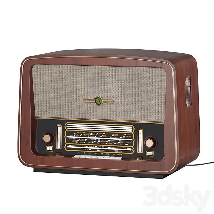 "Radio ""Belarus-57""" 3D Model