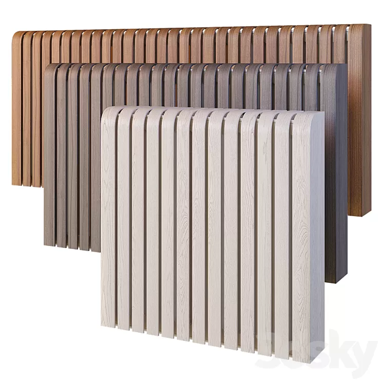 Radius screens for heating radiators 3D Model Free Download