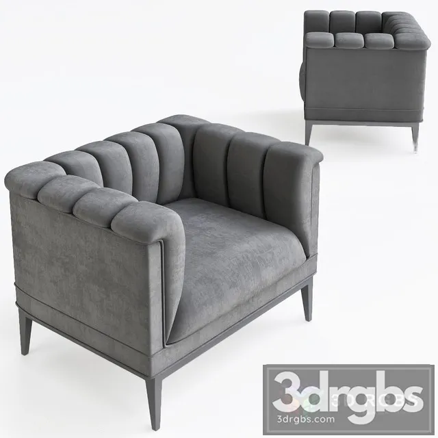 Raffles Armchair 3D Model Free