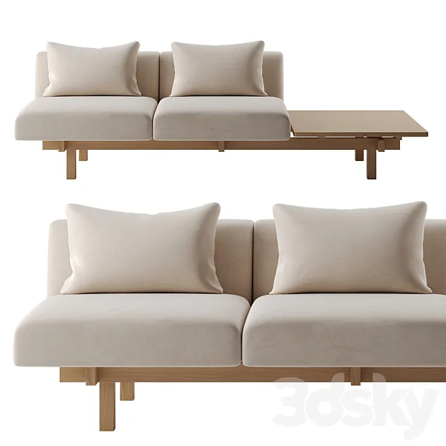 Raft Sofa 1 by Ariake 3DModel