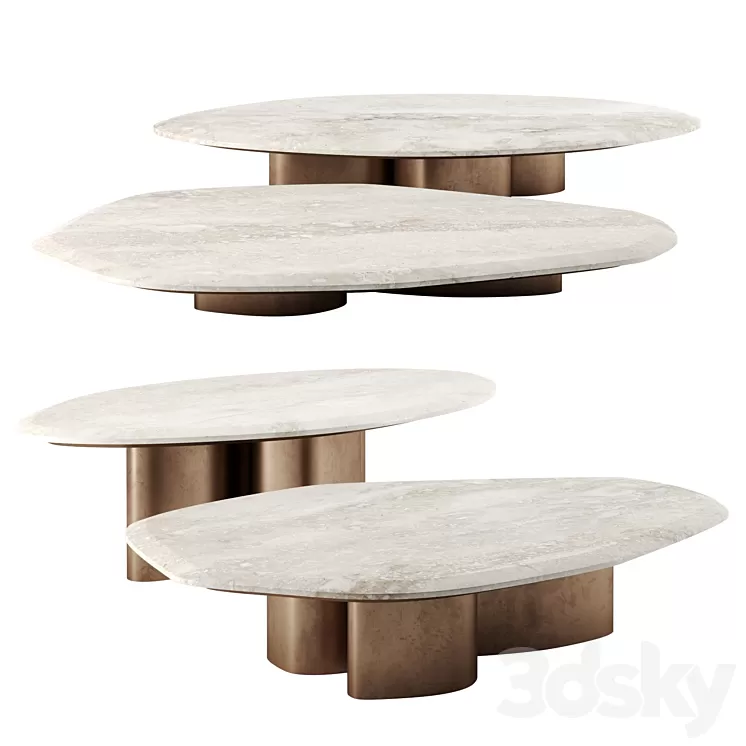 Ragali coffee tables by Roberto Cavalli Home 3D Model