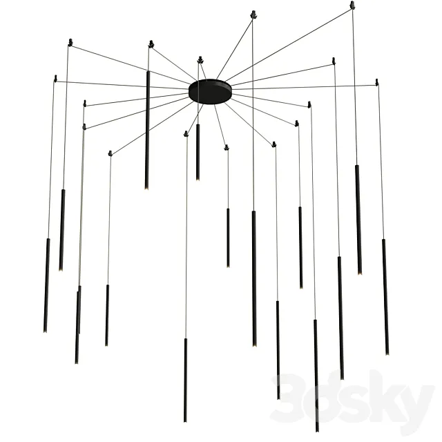 RAGI Pendant lamp By ZAVA 3D Model