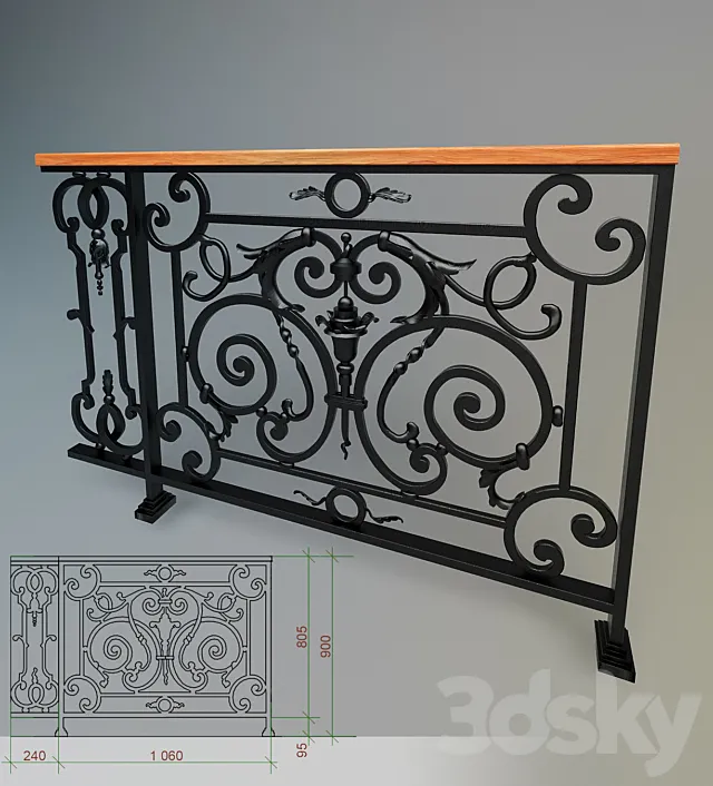 railing 3DModel