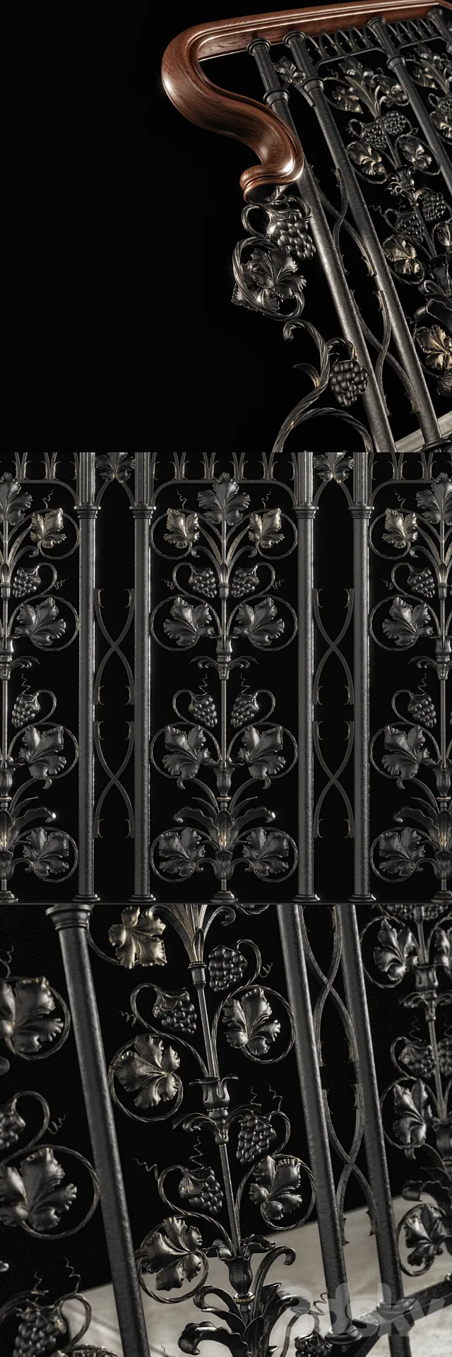 Railing Grapes 3DModel