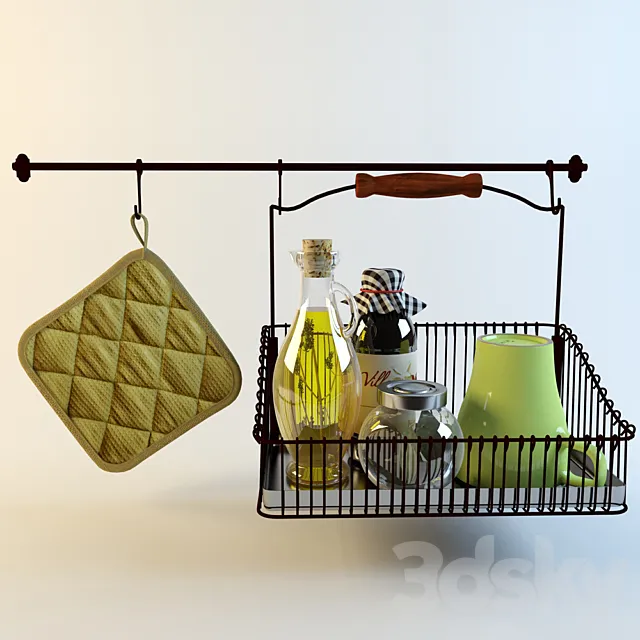 Rails kitchen with Ikea 3DModel