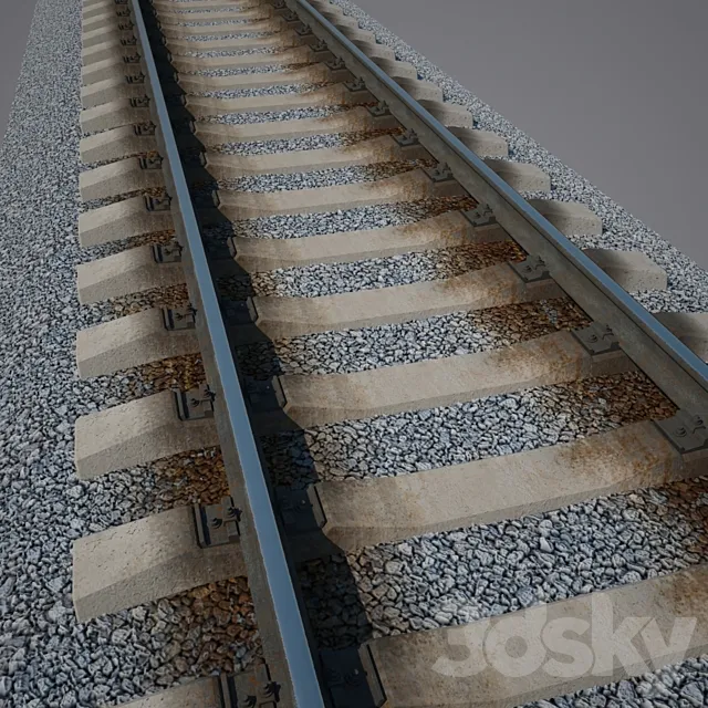 Railway 3D Model