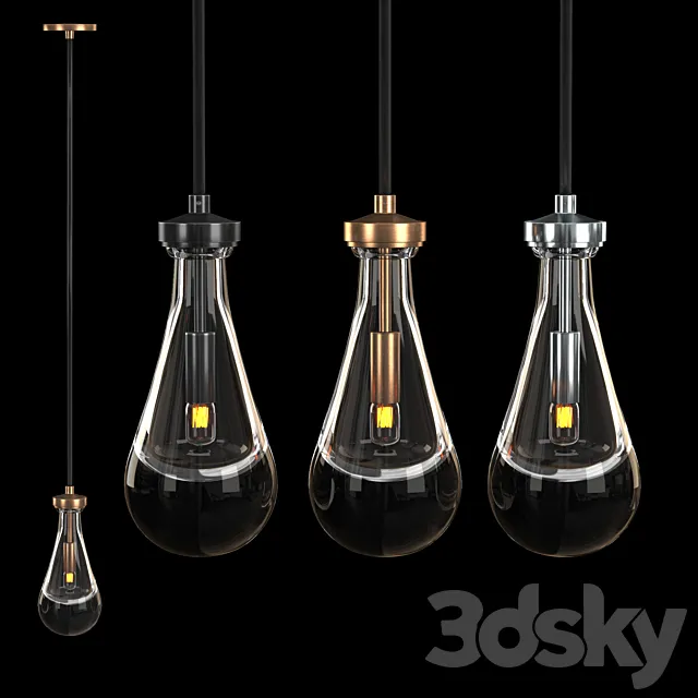 RAIN PENDANT 3D Model