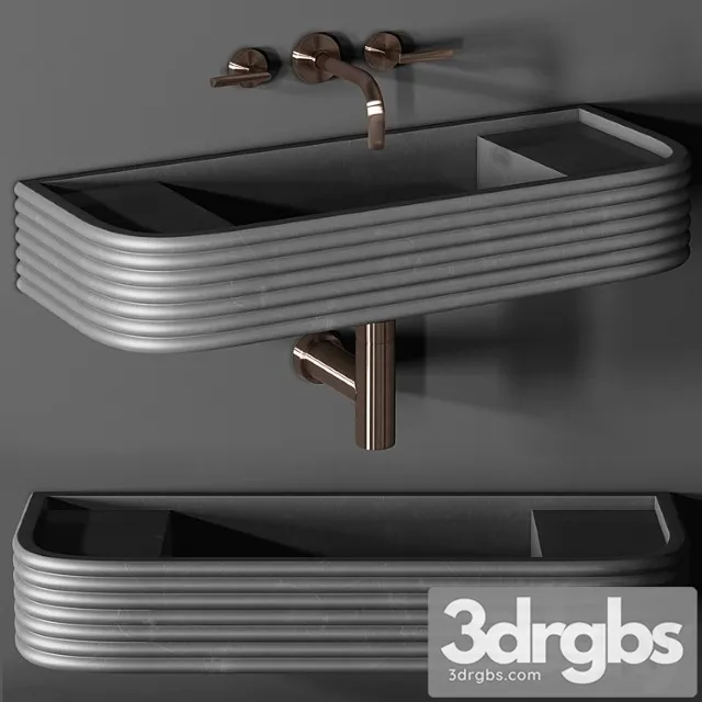 Rakovina Kast Iva Basin 3D Model Free