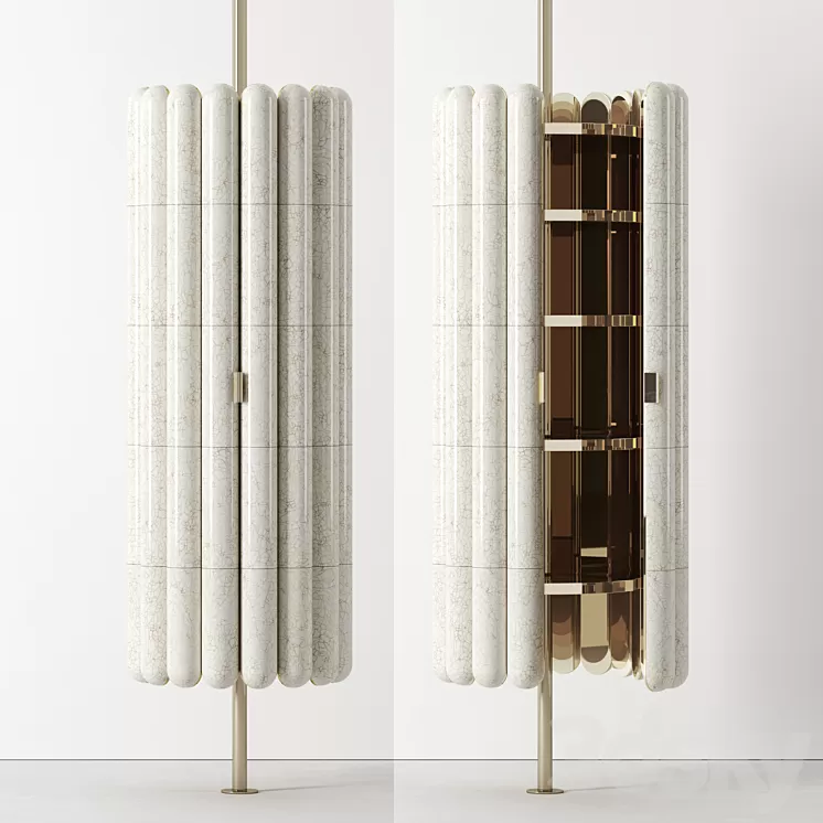 Raku-Yaki Cabinet Bar by Emmanuelle Simon